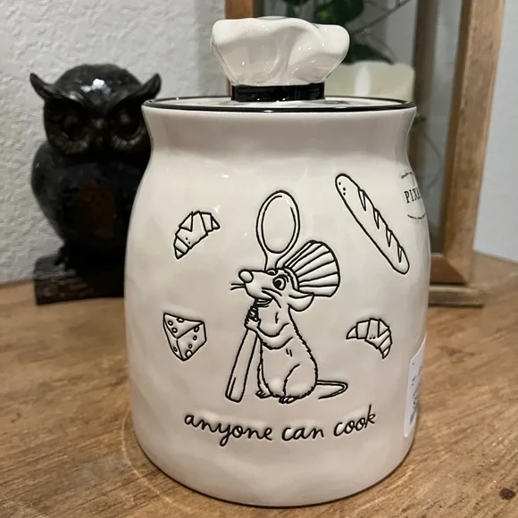 Rae Dunn Ratatouille Canister “anyone can cook” - Picture 1 of 4